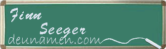 Finn Seeger Visitenkarte